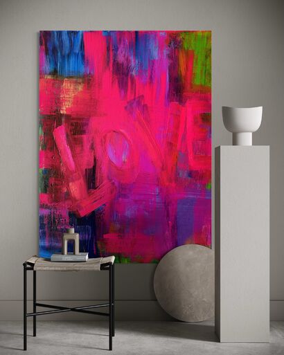 Love Series No. 2 - a Paint Artowrk by Annette  Murphy
